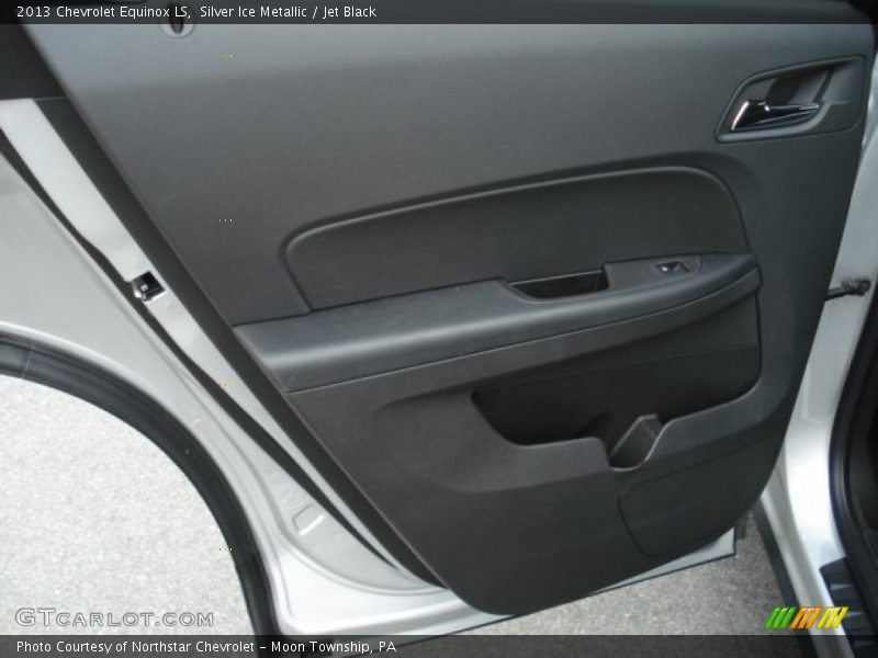 Silver Ice Metallic / Jet Black 2013 Chevrolet Equinox LS