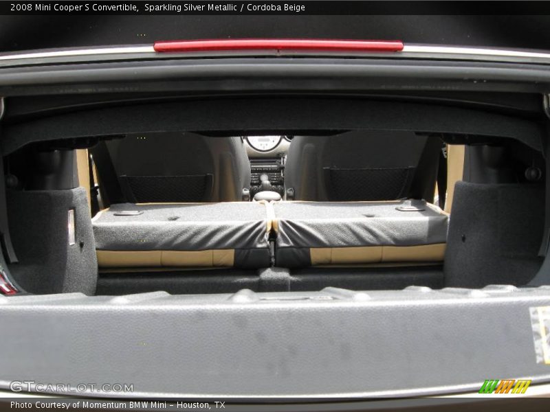 Sparkling Silver Metallic / Cordoba Beige 2008 Mini Cooper S Convertible