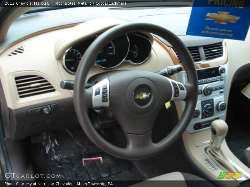 Mocha Steel Metallic / Cocoa/Cashmere 2012 Chevrolet Malibu LT