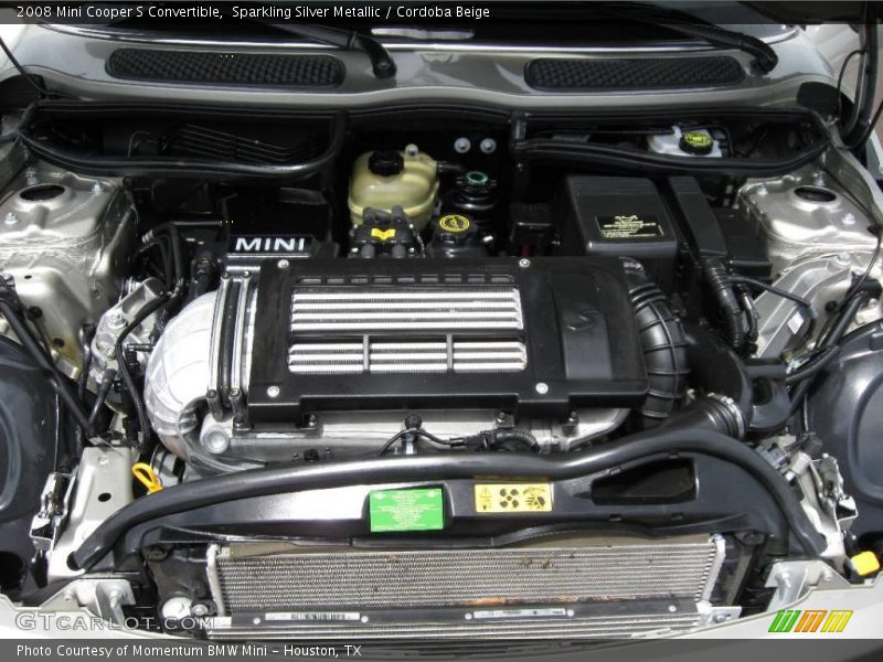 Sparkling Silver Metallic / Cordoba Beige 2008 Mini Cooper S Convertible