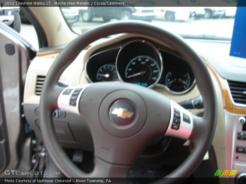 Mocha Steel Metallic / Cocoa/Cashmere 2012 Chevrolet Malibu LT