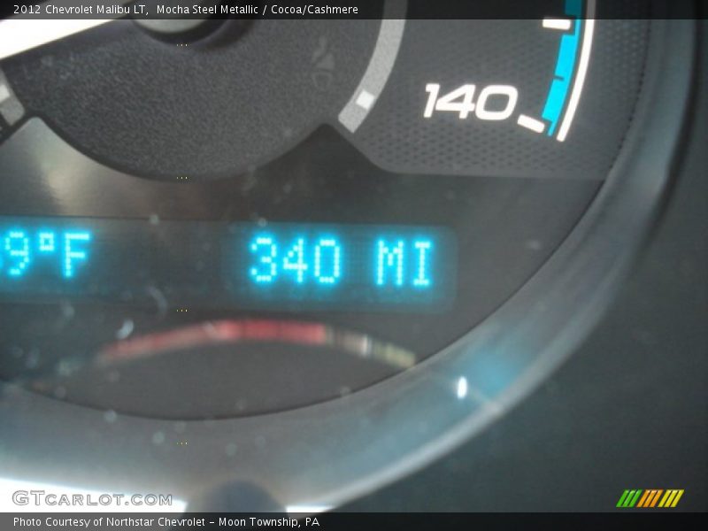 Mocha Steel Metallic / Cocoa/Cashmere 2012 Chevrolet Malibu LT