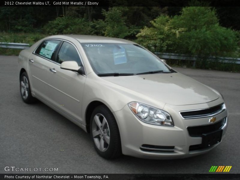 Gold Mist Metallic / Ebony 2012 Chevrolet Malibu LT