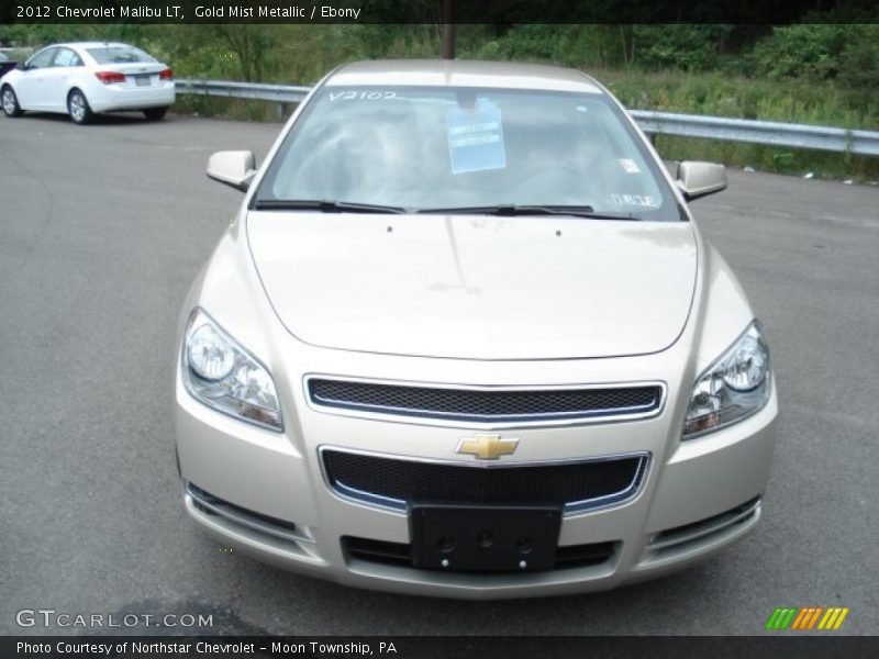 Gold Mist Metallic / Ebony 2012 Chevrolet Malibu LT