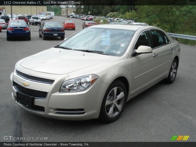 Gold Mist Metallic / Ebony 2012 Chevrolet Malibu LT