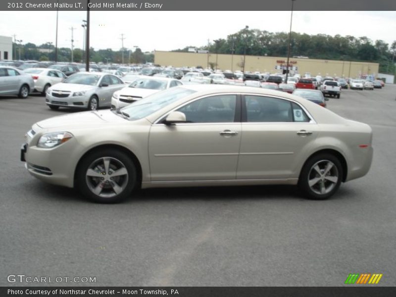 Gold Mist Metallic / Ebony 2012 Chevrolet Malibu LT