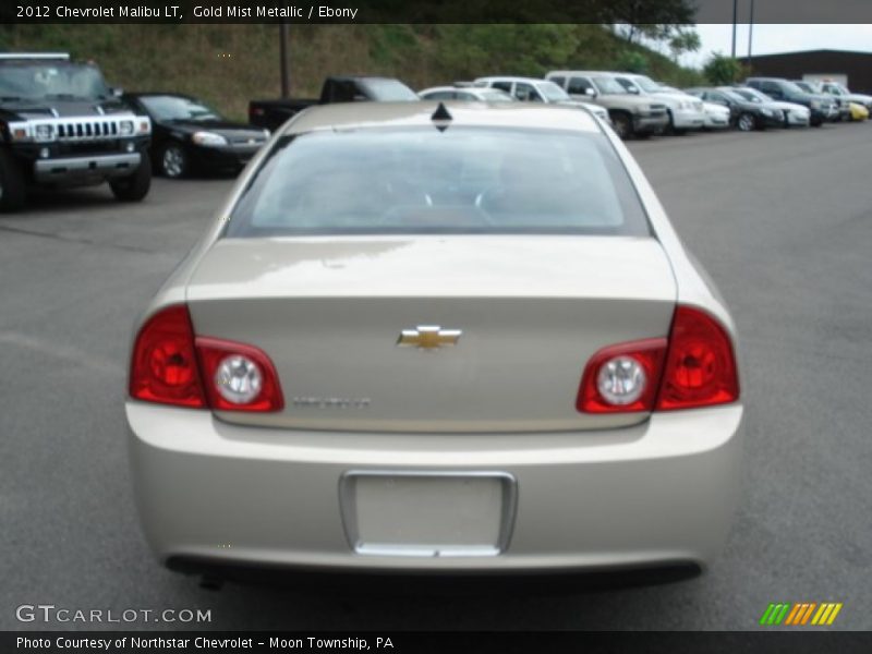 Gold Mist Metallic / Ebony 2012 Chevrolet Malibu LT