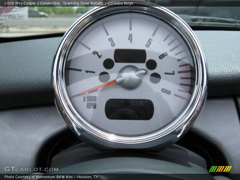 Sparkling Silver Metallic / Cordoba Beige 2008 Mini Cooper S Convertible