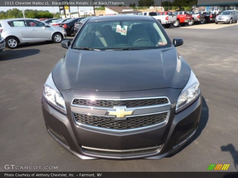 Black Granite Metallic / Jet Black/Titanium 2013 Chevrolet Malibu LS
