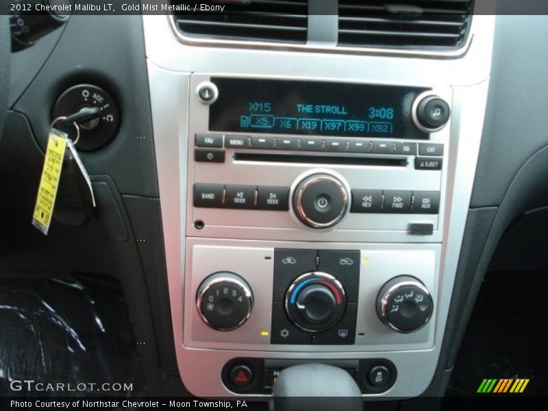 Gold Mist Metallic / Ebony 2012 Chevrolet Malibu LT