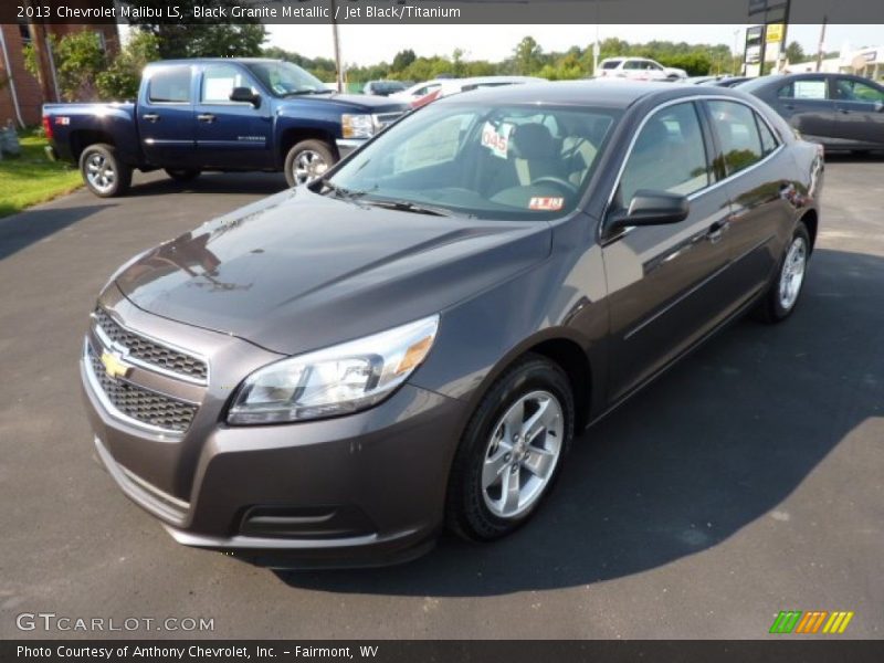 Black Granite Metallic / Jet Black/Titanium 2013 Chevrolet Malibu LS