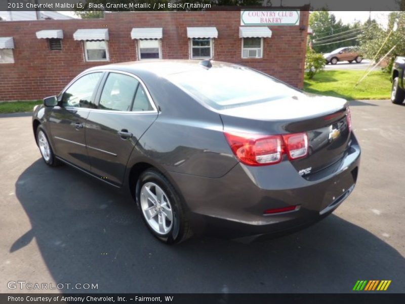 Black Granite Metallic / Jet Black/Titanium 2013 Chevrolet Malibu LS