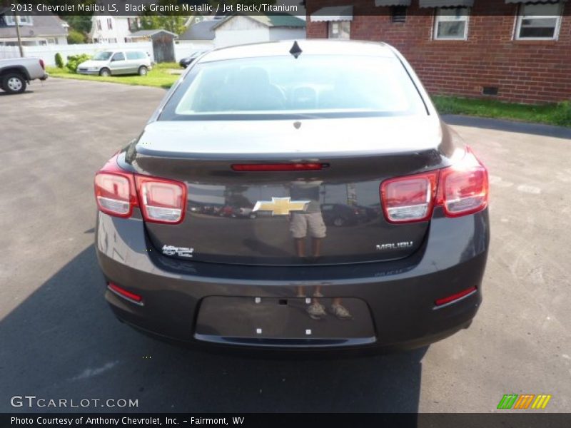 Black Granite Metallic / Jet Black/Titanium 2013 Chevrolet Malibu LS
