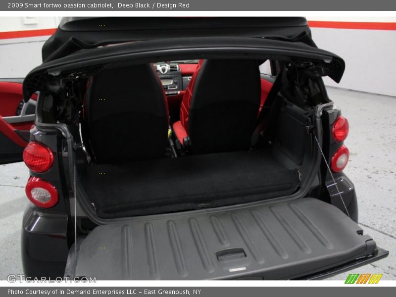 Deep Black / Design Red 2009 Smart fortwo passion cabriolet