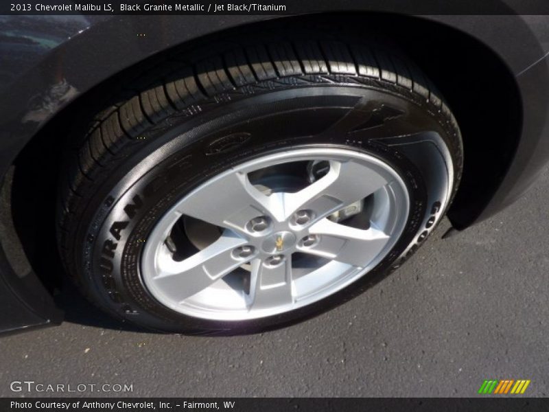 Black Granite Metallic / Jet Black/Titanium 2013 Chevrolet Malibu LS
