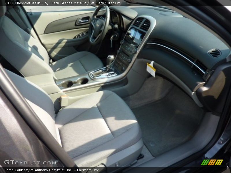 Black Granite Metallic / Jet Black/Titanium 2013 Chevrolet Malibu LS