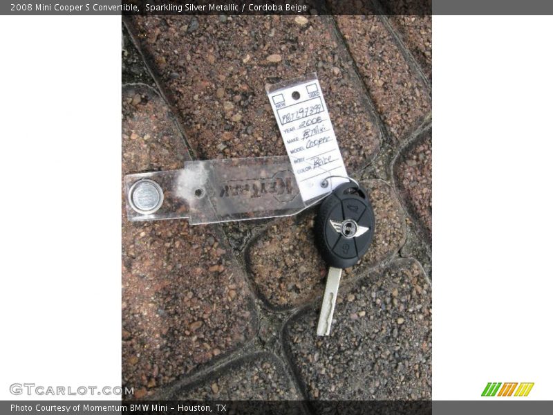 Sparkling Silver Metallic / Cordoba Beige 2008 Mini Cooper S Convertible