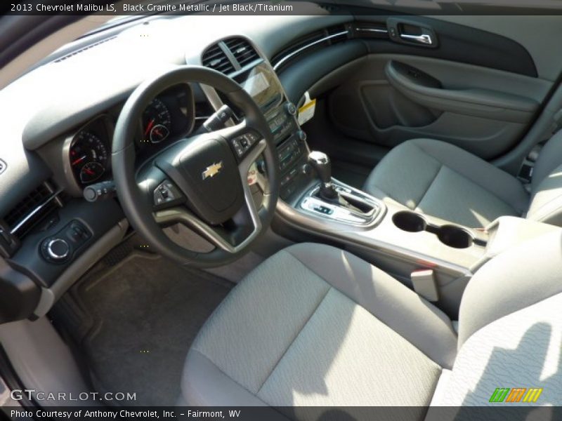Black Granite Metallic / Jet Black/Titanium 2013 Chevrolet Malibu LS