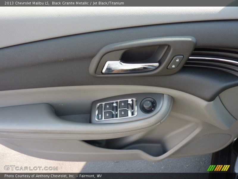 Black Granite Metallic / Jet Black/Titanium 2013 Chevrolet Malibu LS