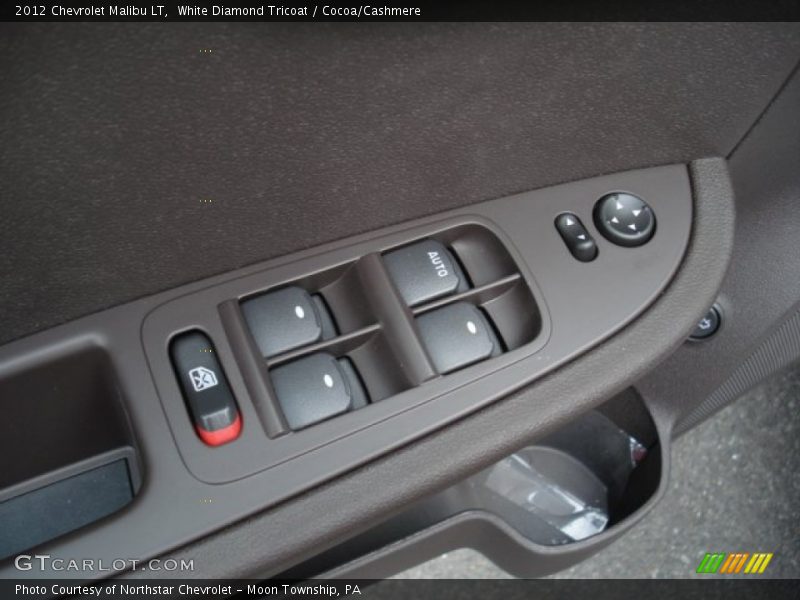 White Diamond Tricoat / Cocoa/Cashmere 2012 Chevrolet Malibu LT