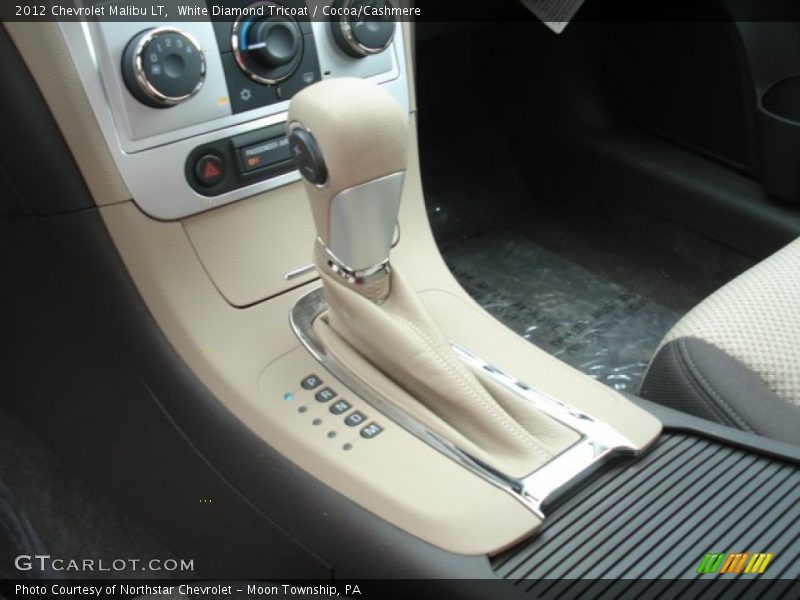 White Diamond Tricoat / Cocoa/Cashmere 2012 Chevrolet Malibu LT