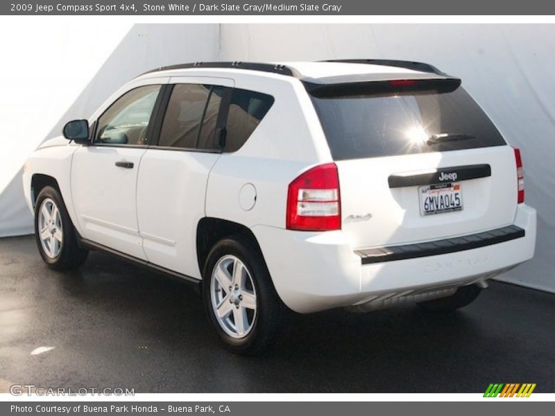 Stone White / Dark Slate Gray/Medium Slate Gray 2009 Jeep Compass Sport 4x4