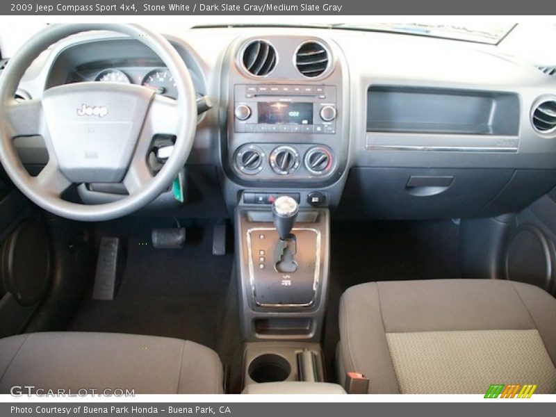 Stone White / Dark Slate Gray/Medium Slate Gray 2009 Jeep Compass Sport 4x4