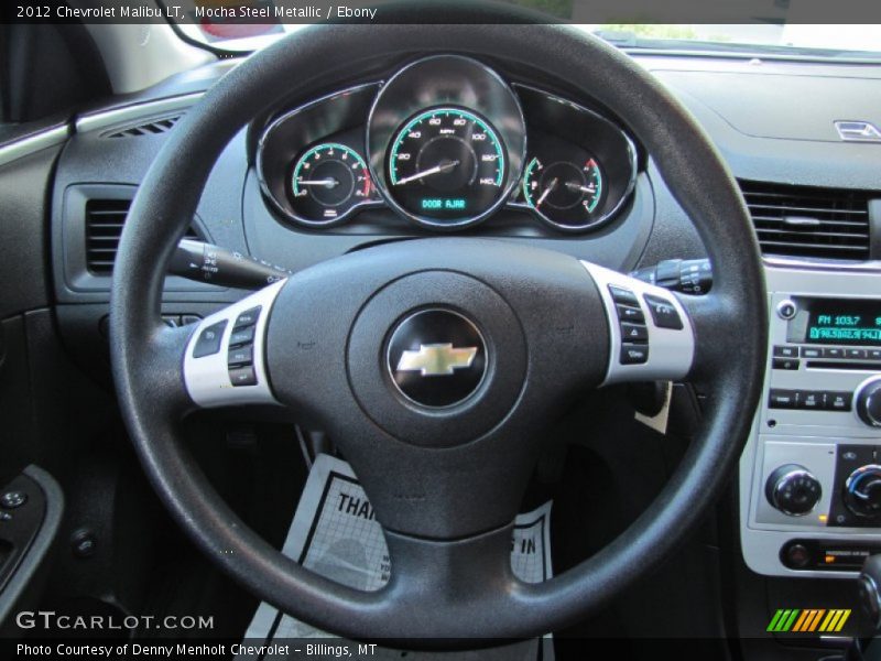Mocha Steel Metallic / Ebony 2012 Chevrolet Malibu LT