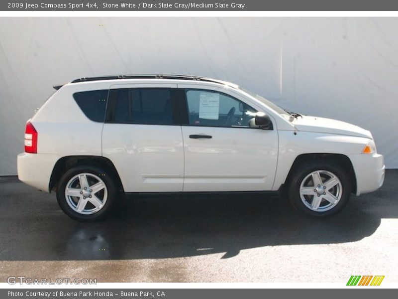Stone White / Dark Slate Gray/Medium Slate Gray 2009 Jeep Compass Sport 4x4