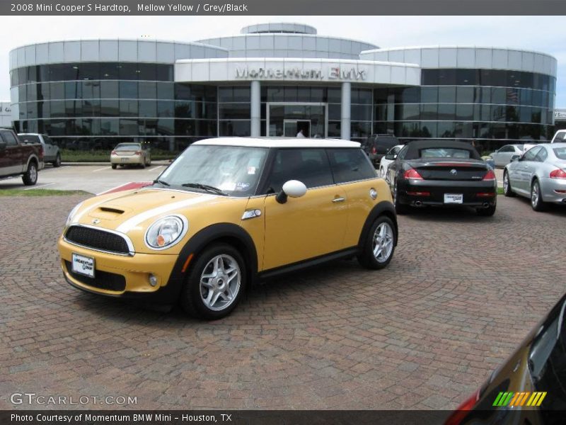 Mellow Yellow / Grey/Black 2008 Mini Cooper S Hardtop