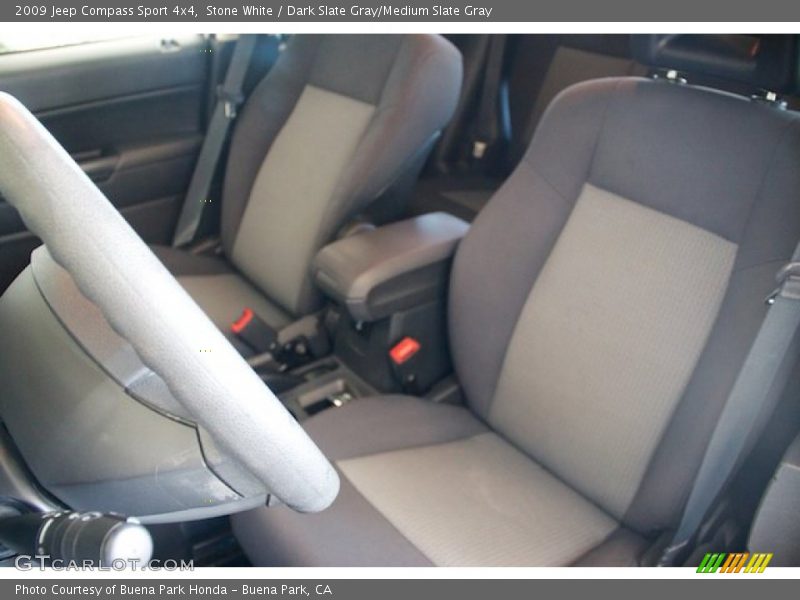 Stone White / Dark Slate Gray/Medium Slate Gray 2009 Jeep Compass Sport 4x4