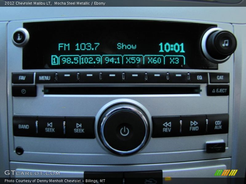 Mocha Steel Metallic / Ebony 2012 Chevrolet Malibu LT