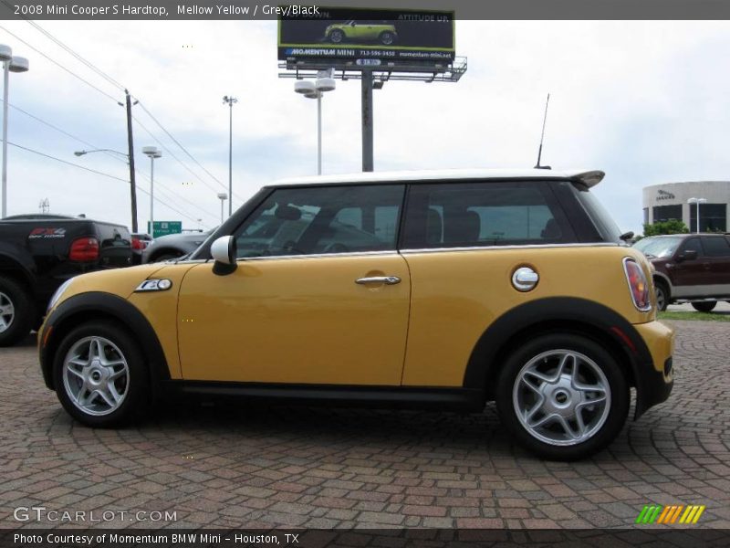 Mellow Yellow / Grey/Black 2008 Mini Cooper S Hardtop