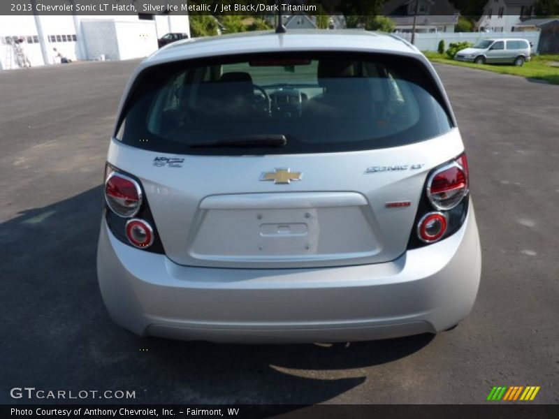 Silver Ice Metallic / Jet Black/Dark Titanium 2013 Chevrolet Sonic LT Hatch