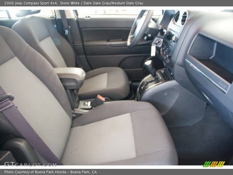 Stone White / Dark Slate Gray/Medium Slate Gray 2009 Jeep Compass Sport 4x4