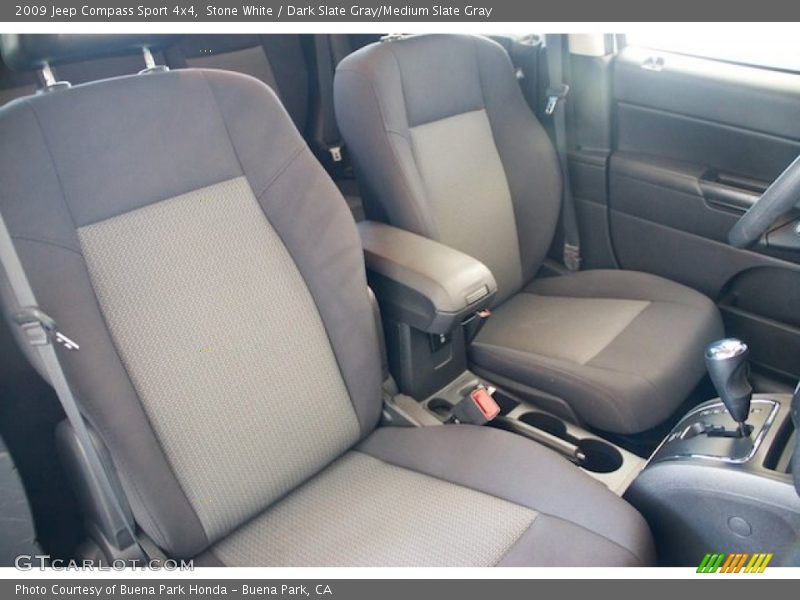 Stone White / Dark Slate Gray/Medium Slate Gray 2009 Jeep Compass Sport 4x4