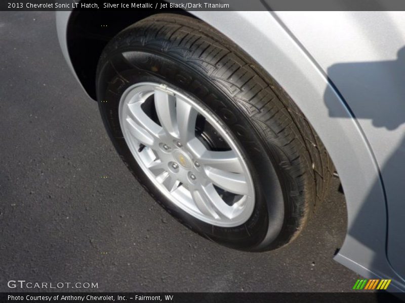 Silver Ice Metallic / Jet Black/Dark Titanium 2013 Chevrolet Sonic LT Hatch