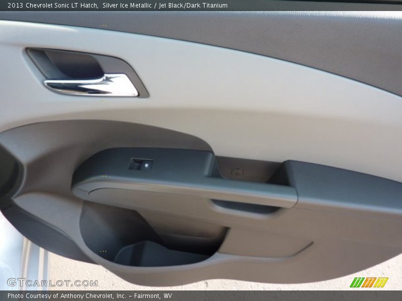 Silver Ice Metallic / Jet Black/Dark Titanium 2013 Chevrolet Sonic LT Hatch