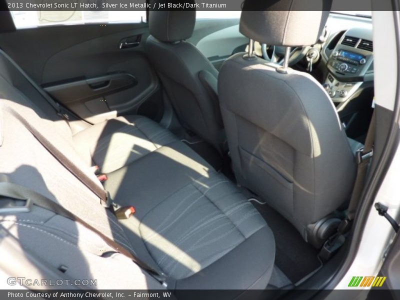 Silver Ice Metallic / Jet Black/Dark Titanium 2013 Chevrolet Sonic LT Hatch