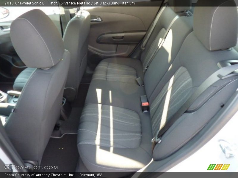 Silver Ice Metallic / Jet Black/Dark Titanium 2013 Chevrolet Sonic LT Hatch
