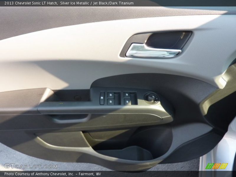 Silver Ice Metallic / Jet Black/Dark Titanium 2013 Chevrolet Sonic LT Hatch