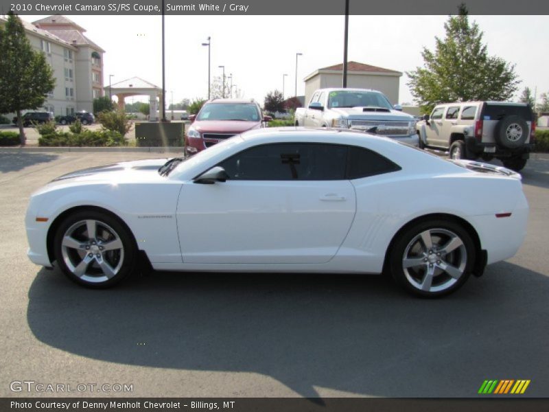Summit White / Gray 2010 Chevrolet Camaro SS/RS Coupe