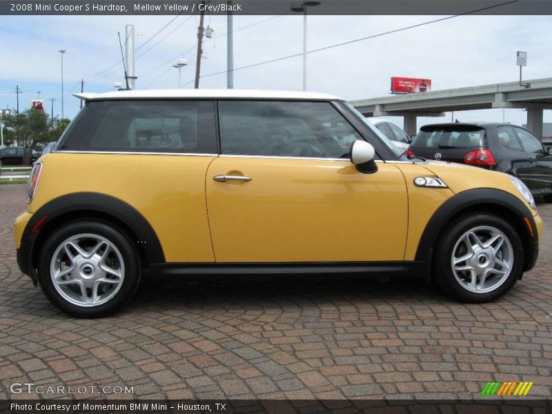 Mellow Yellow / Grey/Black 2008 Mini Cooper S Hardtop