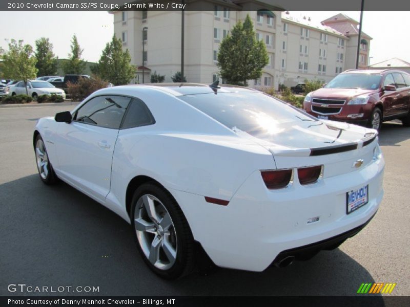 Summit White / Gray 2010 Chevrolet Camaro SS/RS Coupe
