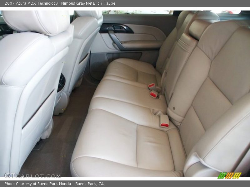 Nimbus Gray Metallic / Taupe 2007 Acura MDX Technology