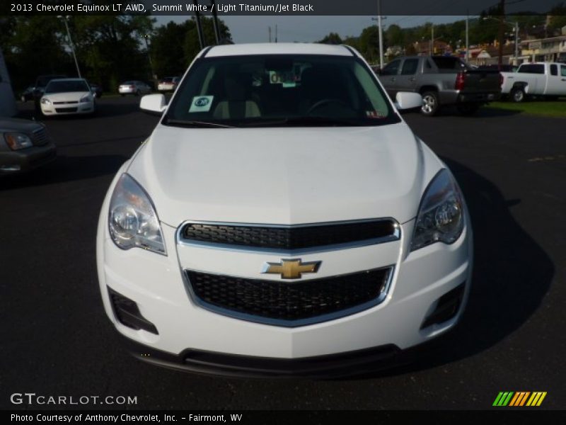 Summit White / Light Titanium/Jet Black 2013 Chevrolet Equinox LT AWD