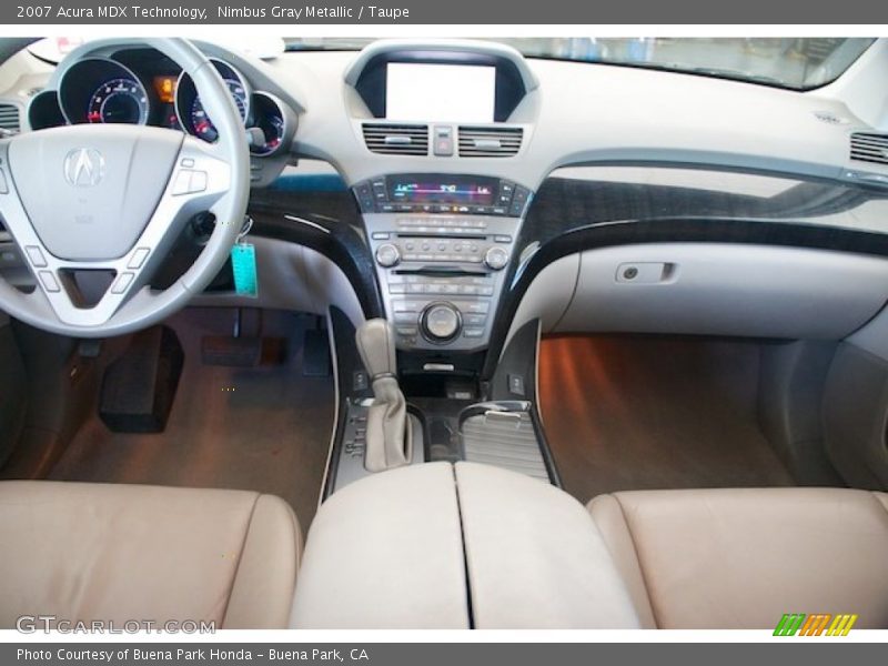 Nimbus Gray Metallic / Taupe 2007 Acura MDX Technology