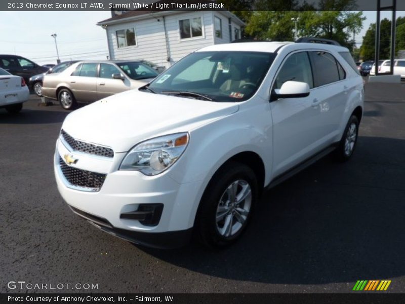 Summit White / Light Titanium/Jet Black 2013 Chevrolet Equinox LT AWD