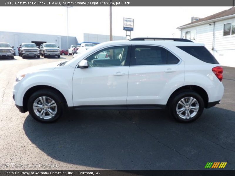 Summit White / Light Titanium/Jet Black 2013 Chevrolet Equinox LT AWD