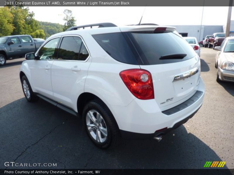 Summit White / Light Titanium/Jet Black 2013 Chevrolet Equinox LT AWD
